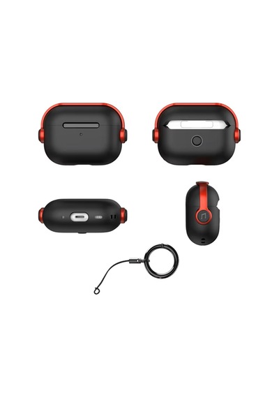Apple Uyumlu AirPods Pro 3. Nesil İle Kılıf Kulaklık Dizayn Defens Case Lacivert