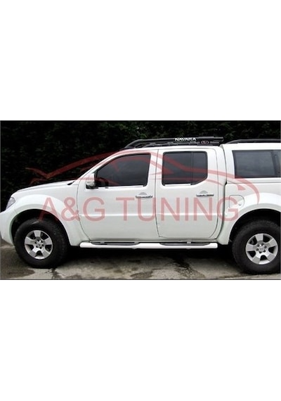 Nissan Navara Krom Cam Çıtası 2006 Üzeri 4Prç Paslanmaz Çelik N11.3648