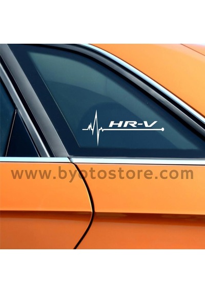 Honda Hrv Için Kalp Atışı Ritim Oto Sticker (2 Adet)