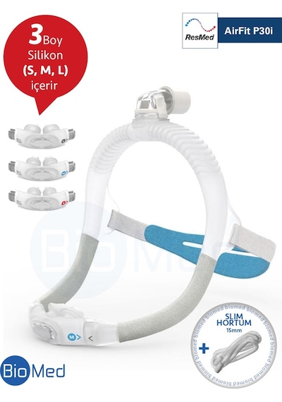 Resmed Airfit P30İ Cpap Maskesi + Slim Hortum 15Mm