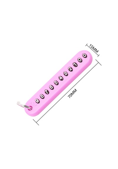 Mini Anahtarlık, Çanta, Araba İçin Çok Amaçlı Numaratör 5545