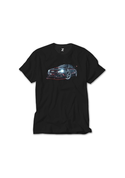 Audi R8 Tuning Siyah Tişört Siyah