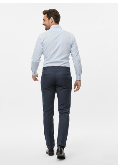 Presto Erkek Slimfit Armürlü Pantolon Lacivert 3193-250 Lacivert