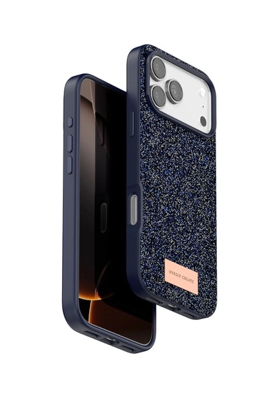 Onegif Apple İphone 17 Pro Bright Simli Kapak - Mavi - Mavi