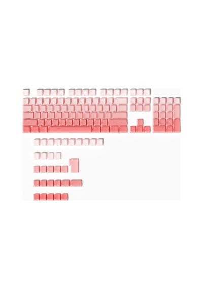 Mekanik Klavye Keycap Seti Pudra-beyaz Kademeli 136 Tuşlu Keycap