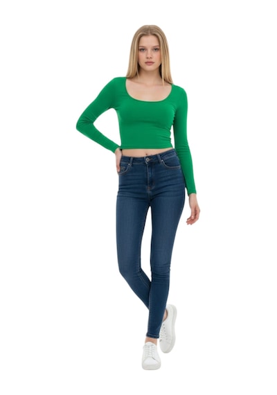Batik Kadın Crop 25084 Yeşil