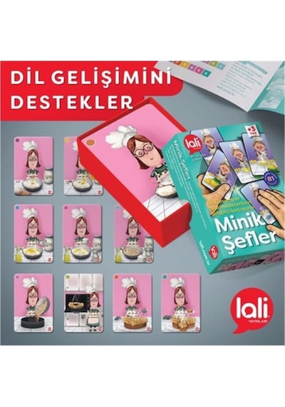 Lali Yayınları Minik Şefler Dil Gelişimini Destekleyici Kartlar