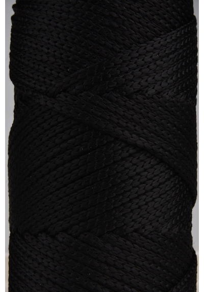 Sensy Premium Polyester Makrome Ipi 5 Mm Pp Cord 2'li Set Siyah, Jumbo Ip, Makrame, Supla, Çanta Ipi