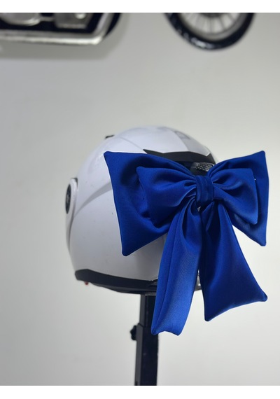 Motor & Motosiklet Mavi Çift Fiyonk Kask Aksesuarı Kask Dış Aksesuar Diğer
