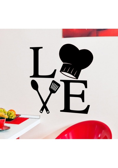 Love Cooking Sticker 20 X 22 Cm