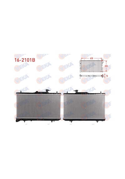 Hyundai Accent Admire 1.5 M-t 2003-2006 Su Radyatoru Brazing