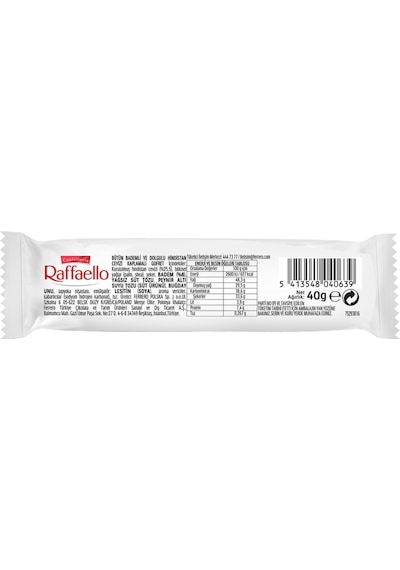 Çikolata 4'lü 40 Gr - 16 Adet