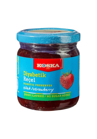 Koska Diyabetik Çilek Reçeli 240g Doğal Tatlandırıcılı 3'li Ekonomik Paket - 3 Adet Tarı