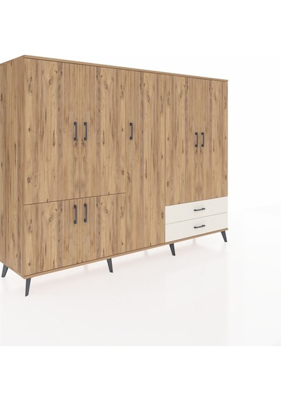 Hyperion Dolap 12 Raflı 2 Çekmeceli 7 Kapaklı 220x44x163 Çam-çam/ Çam-çam/aytaşı Hyperion Dolap 12 Raflı 2 Çekmeceli 7 Kapaklı 220x44x163 Çam-çam/ Çam-çam/aytaşı