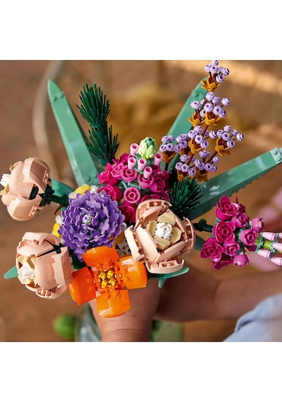 LEGO® Botanicals Çiçek Buketi 10280 – Yetiskinler için Gül, Aslanagzi ve Papatya Içeren Yapay Çiçek Modeli Yapim Seti (756 Parça)