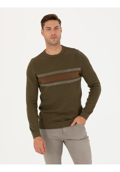 Pierre Cardin Erkek Koyu Haki Triko Kazak 50278095-vr111 Koyu Haki Pierre Cardin Erkek Koyu Haki Triko Kazak 50278095-vr111 Koyu Haki