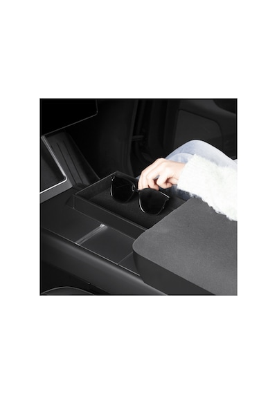 Red Lion Parts Tesla Model Y Juniper 2025+ Uyumlu Ergonomik Kol Dayama Yükseltici Ve Gizli Saklama Kutusu