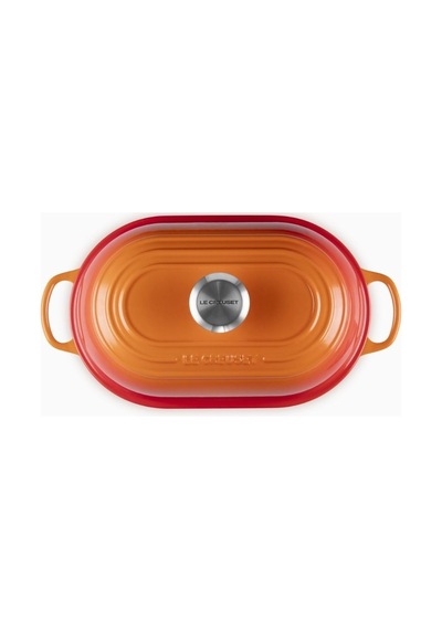 Le Creuset Oval Dökme Demir Ekmek Pişirme Tavası Turuncu