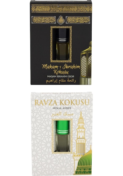 Makamı İbrahim Kokusu Ve Medine Ravza Kokusu Alkolsüz Esans 3ml