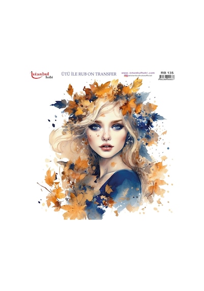 Ütü İle Rub On Transfer Kağıdı 30x30cm Rb-135