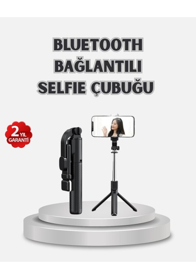 Northcity Kablosuz Bluetooth Selfie Çubuğu 360 Dönebilir, Taşınabilir Ve Şık Tasarım
