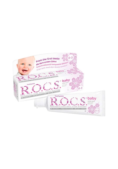 Rocs Baby 0-3 Yaş Ihlamur Özlü Yutulabilen Macun 35Ml