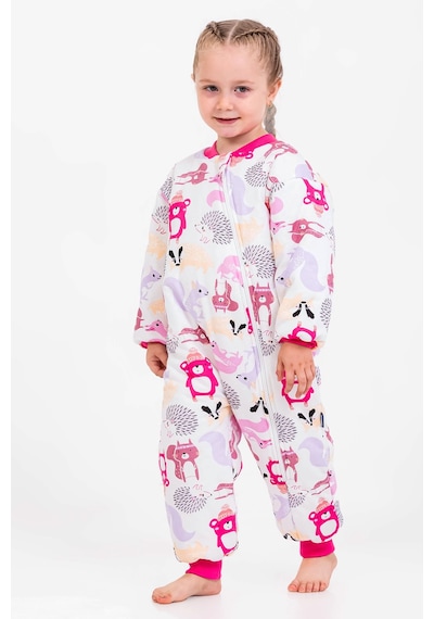 Babymod Elyaf Dolgulu 2,5 Tog Pamuklu Penye Astarlı Kız /erkek Çocuk Uyku Tulumu Pembe