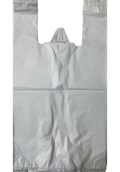 Kalbi Ticaret Kalın Kırık Beyaz Atlet Poşet Orta Boy 1 KG