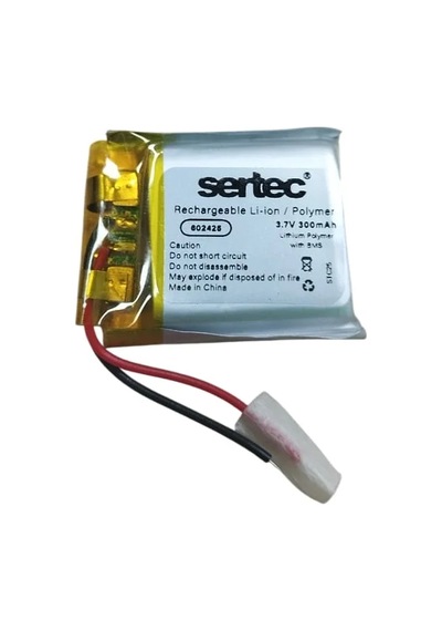 Yüksek Performanslı Li-polymer Pil 300mah 3.7v Devreli