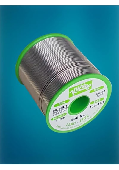 Kurtel Kurşunsuz Lehim Teli Sn99,3Cu0,7 Ncl30 Pastalı 500G