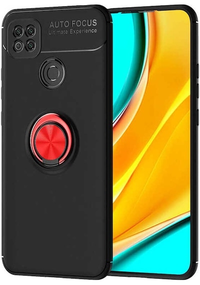 Xiaomi Redmi 9C Kilif Yüzüklü Magnetli Ravel Case 360697609