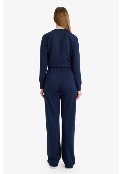 Defacto Regular Fit Beli Lastikli Eşofman Altı F5118ax25aunv31 Lacivert