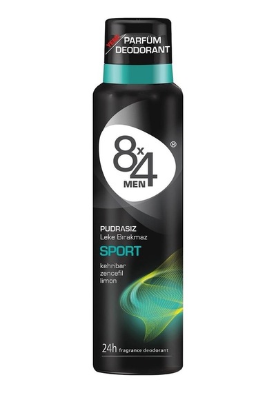 8X4 Sport Erkek Sprey Deodorant 150 ML