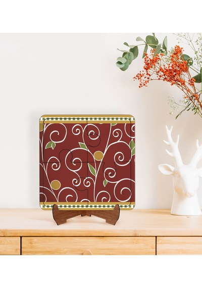 Bk Gift Retro Masif Tasarımlı Ahşap Standlı Puzzle Çerçeve-1