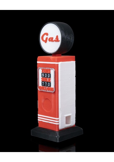 Pump It Up Kablo Tutucu Retro Benzin Pompası Tasarımı-175