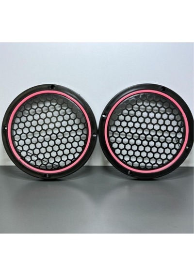 20 Cm Petek Desenli Neon Mid Kasnağı Pembe Takım