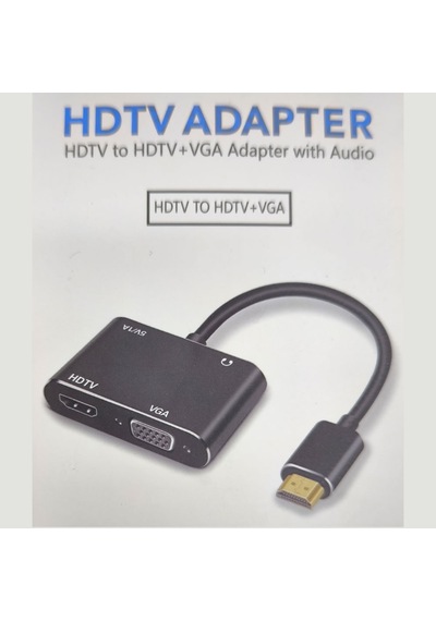 Hdmı To Hdmı+vga+audio 5v1a Power Beslemeli Çevirici