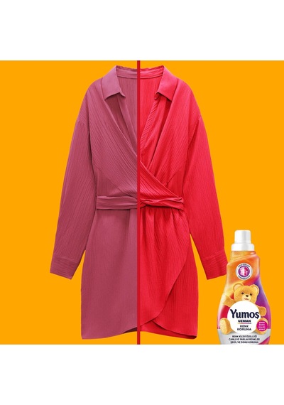 Yumoş Uzman Konsantre Çamaşır Yumuşatıcısı Renk Koruma 2 x 1200 ML