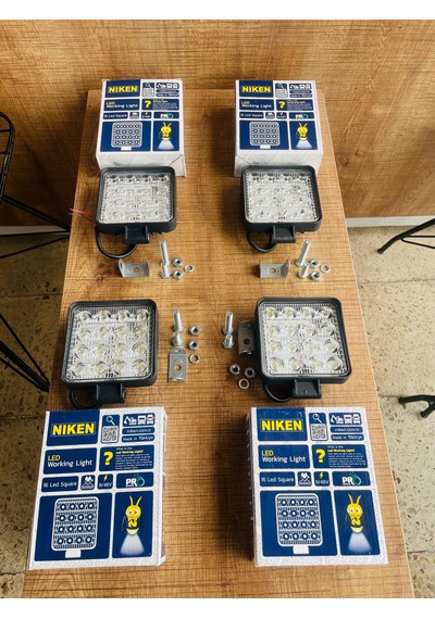 Tüm Traktörlere 16 Lı Led Lamba 4 Adet Takım