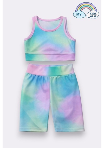 My Kids Wear Kız Çocuk Çok Amaçlı Batik Desenli Mayo & Spor Takımı 12439 Açık Pembe - Sarı My Kids Wear Kız Çocuk Çok Amaçlı Batik Desenli Mayo & Spor Takımı 12439 Açık Pembe - Sarı