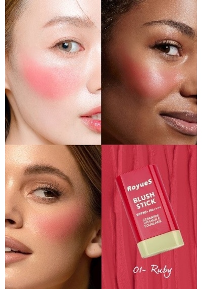 Royues Nemlendiricili Stick Krem Allık 04 Pink