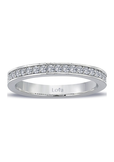 Lova 0,26 Karat Pırlanta Yarımtur Yüzük - 1010210
