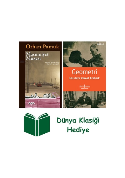 Masumiyet Müzesi + Geometri + Dünya Klasiği Hediye