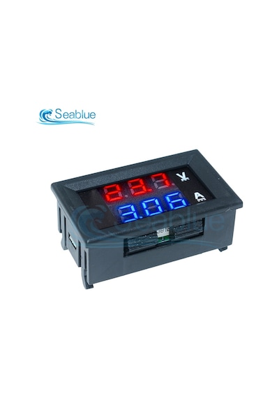 Dc 0-100v 10a 50a 100a Led Dijital Voltmetre Ampermetre Araba Motosiklet Gerilim Akım Ölçer Volt Dedektör Test Cihazı Monitör Paneli
