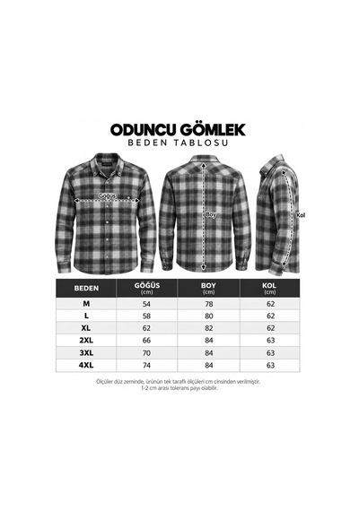 Classics Men Regular Fit Erkek Kışlık Hakiki Oduncu Gömleği Açık Mavi