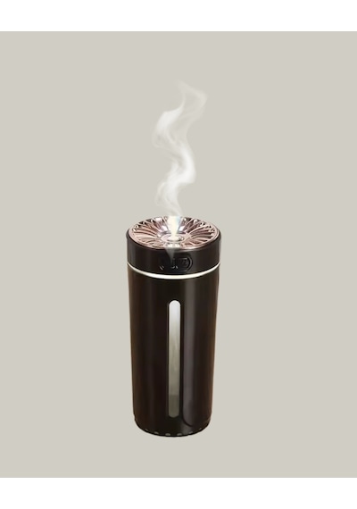 Hubrendy Tekno Usb Aromaterapi Difüzör Ultrasonik Hava Nemlendirici Led Gece Lambalı