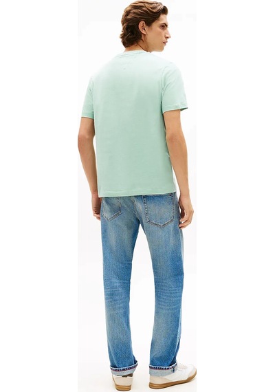 Tommy Hilfiger Ess Seasonal Reg Fıt Solıd Tee Erkek Yeşil T-shirt - Mw0mw39995