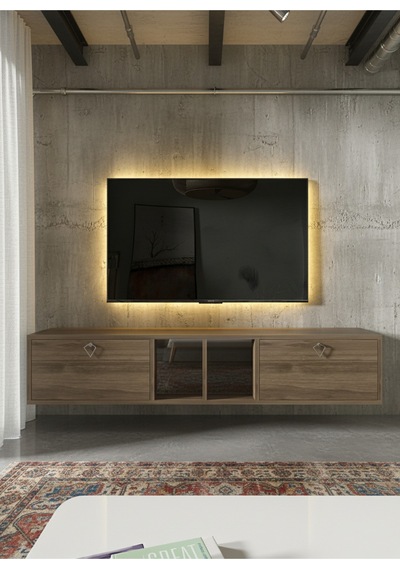 Resital Tv Ünitesi S1833-2 Ceviz Ceviz