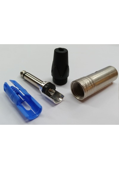6.3 Mm Mono Kaliteli Erkek Jack - Gri