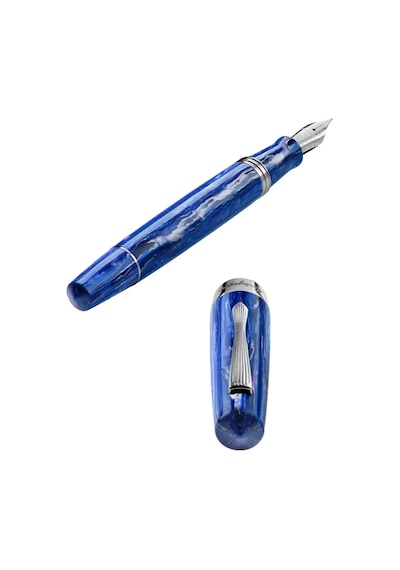 Montegrappa Elmo 02 Ventorum Aquilo Dolma Kalem - F Uç Ise2r2ab 1 Mavi